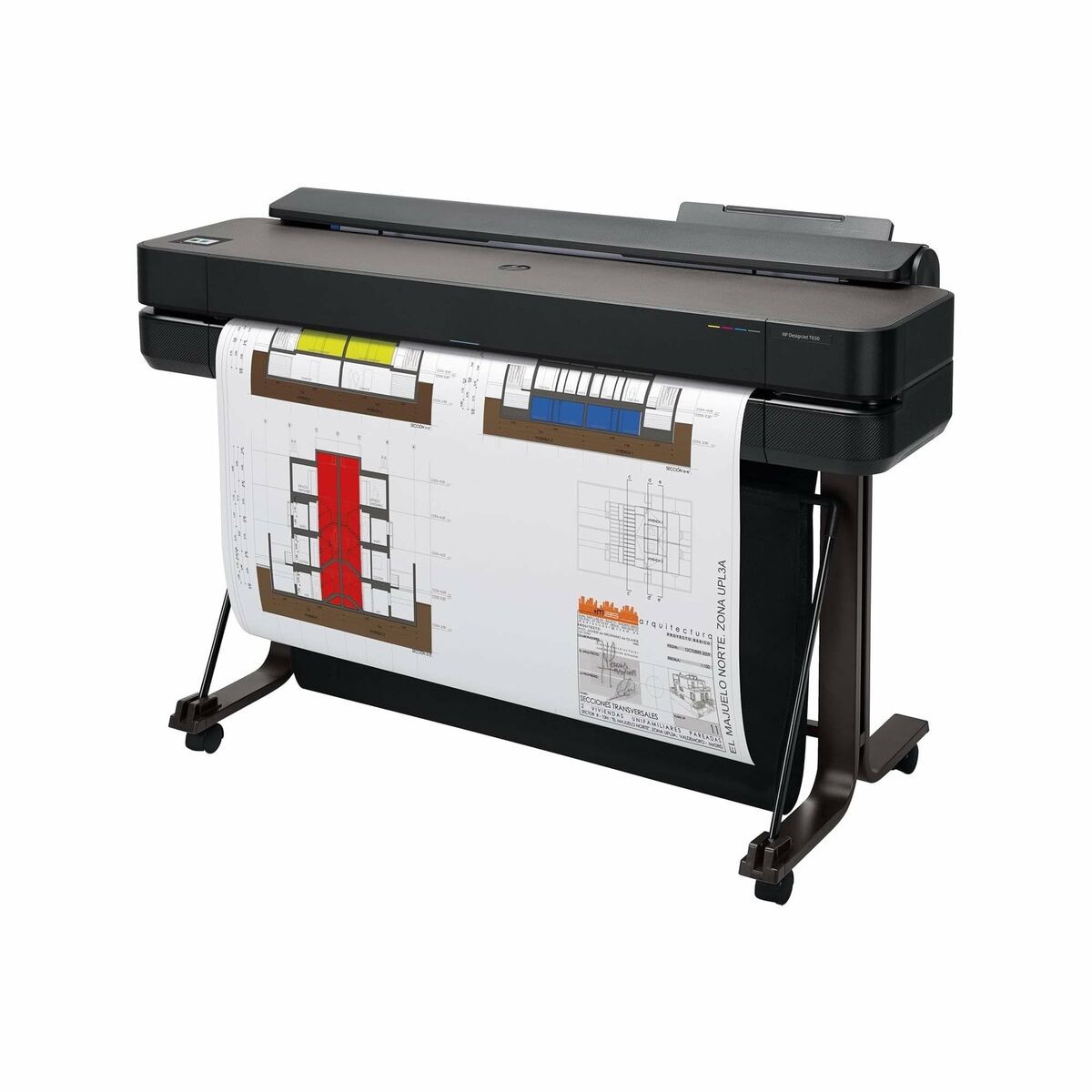 HP DesignJet T650 36p LFP 2025 Colour Ink-Jet A0 ANSI D Roll 91.4cmx45.7 m 2400x1200dpi 0.45 min/page USB LAN Wi-Fi