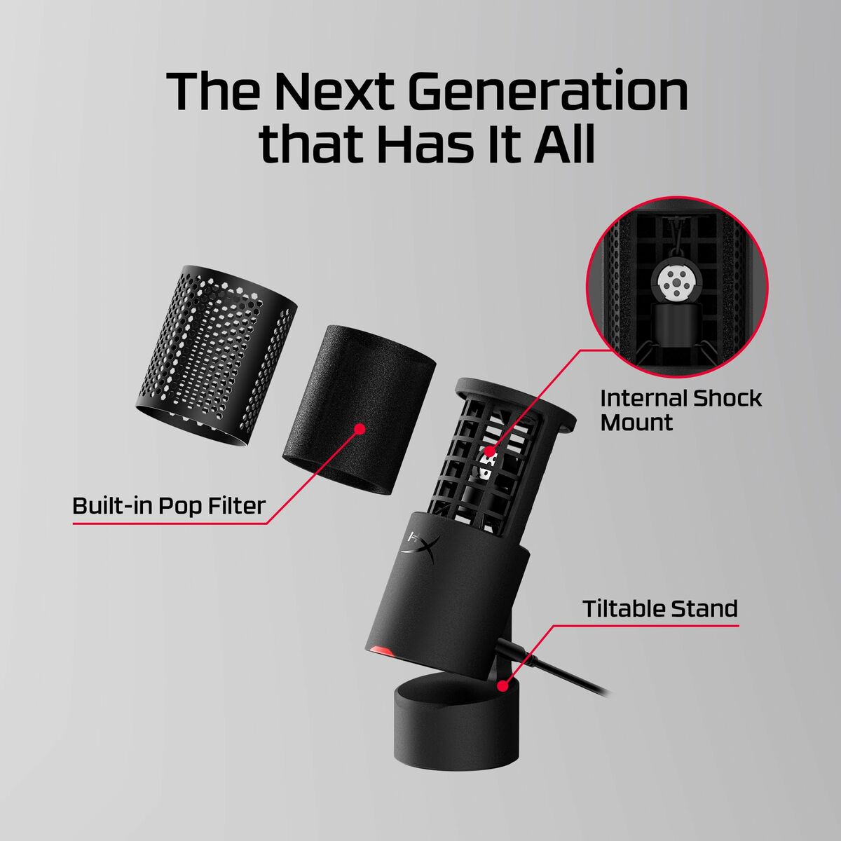 HyperX Solocast 2 BLK Microphone