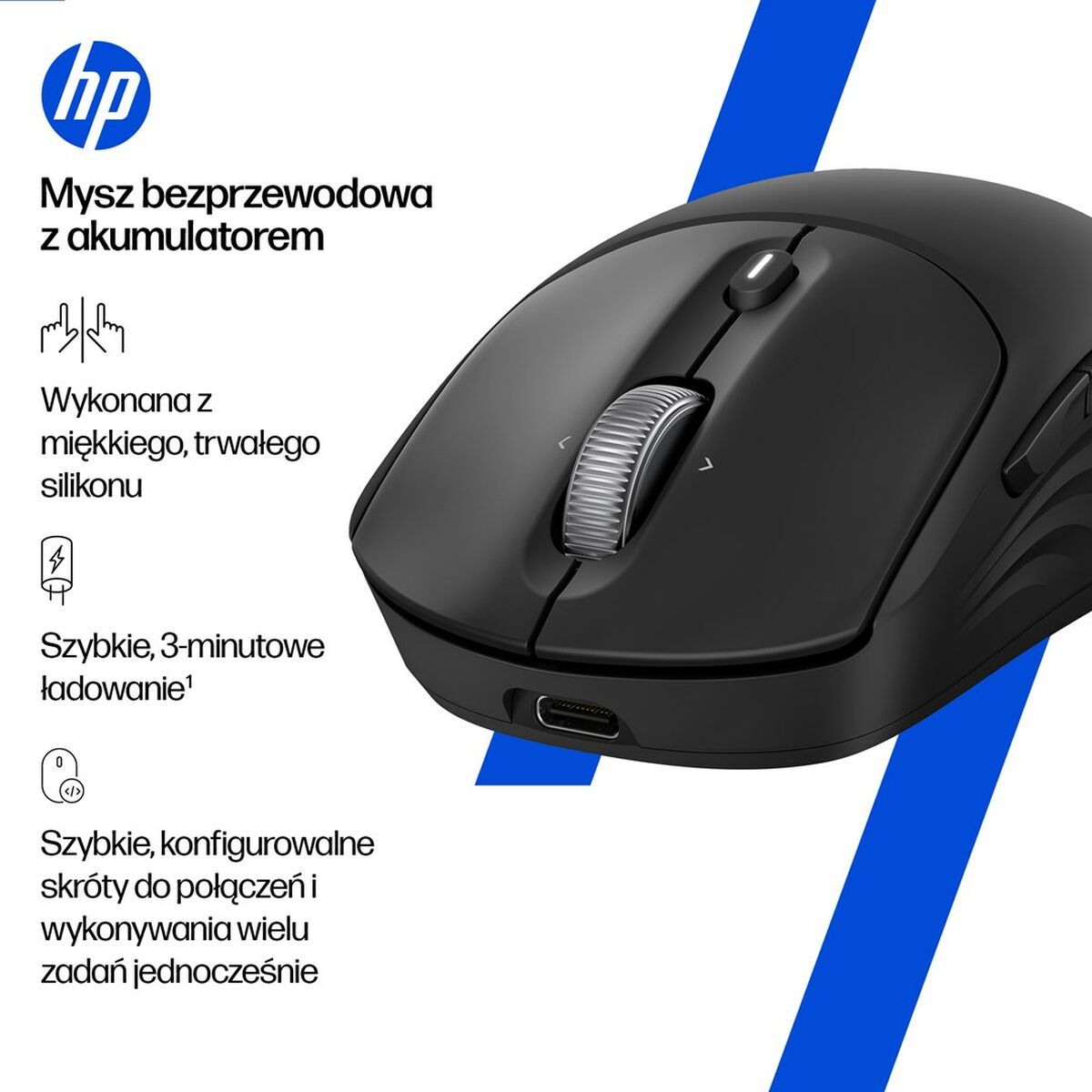 HP 700 Rechargeable Wireless Mouse EMEA-