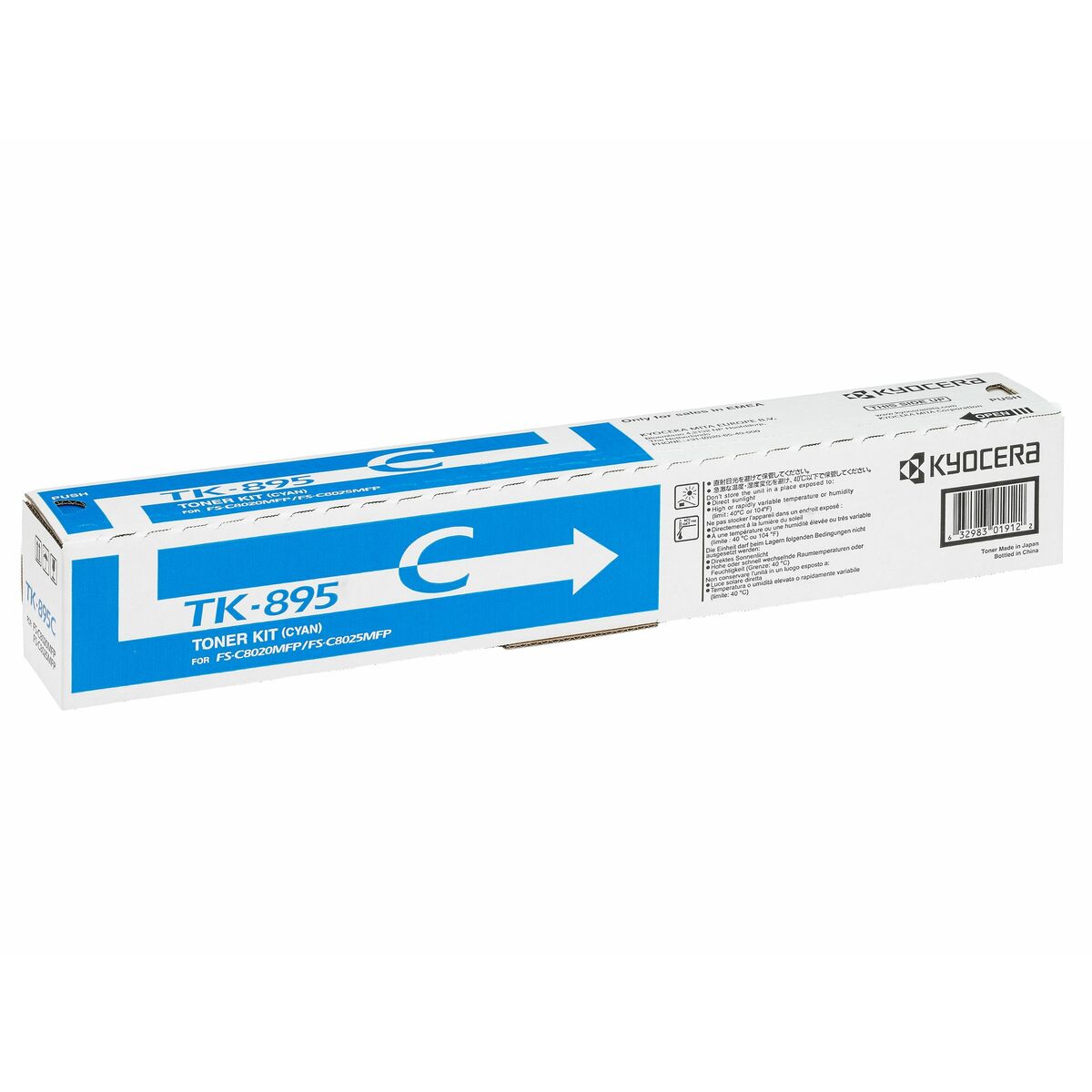 KYOCERA TK-895C Cartouche de toner 1 piece(s) Original Cyan