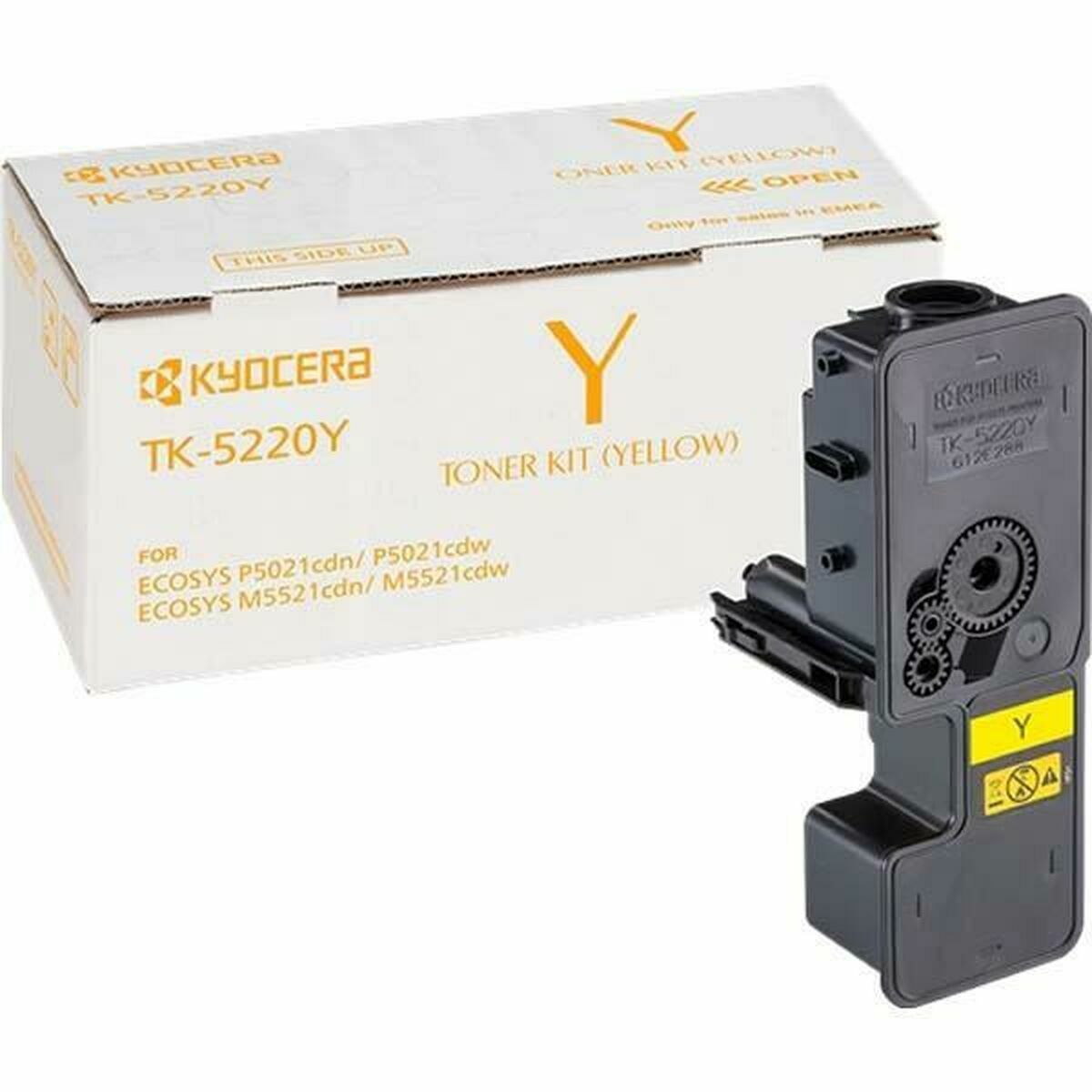 KYOCERA TK-5220Y Cartouche de toner 1 piece(s) Original Jaune