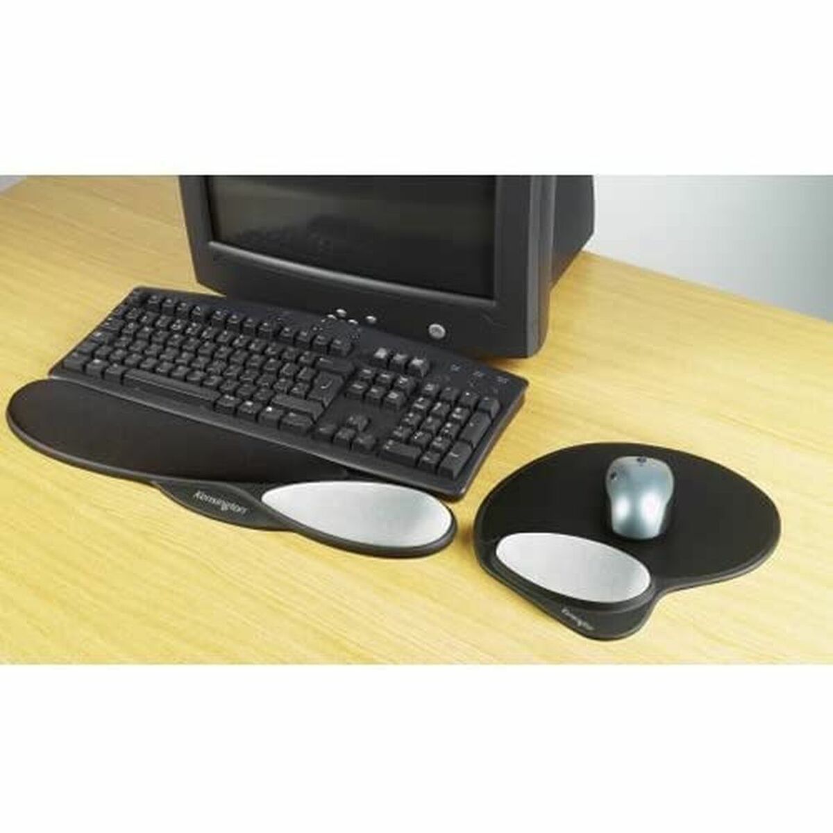 Memory Gel Mousepad/silver-black