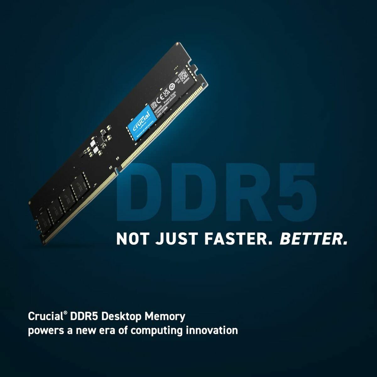 Module de mémoire Crucial CT8G56C46U5 8 Go 1 x 8 Go DDR5 ECC