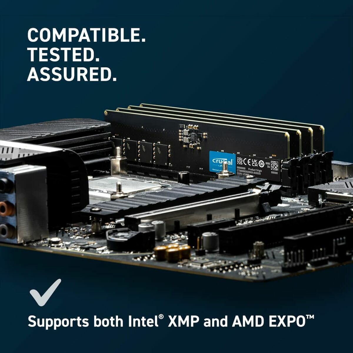 Module de mémoire Crucial CT8G56C46U5 8 Go 1 x 8 Go DDR5 ECC