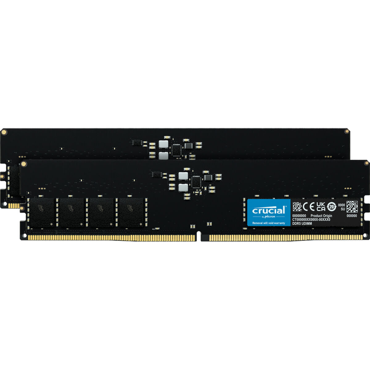 Module de mémoire Crucial CT2K16G56C46U5 32 Go 2 x 16 Go DDR5 ECC