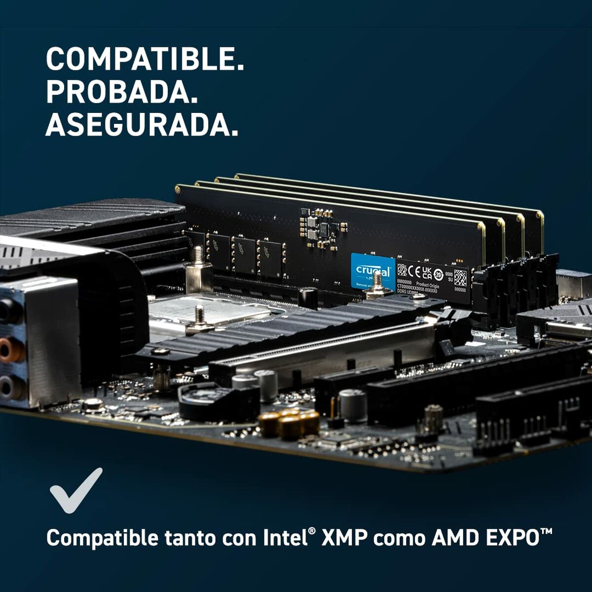 Module de mémoire Crucial CT2K16G56C46U5 32 Go 2 x 16 Go DDR5 ECC