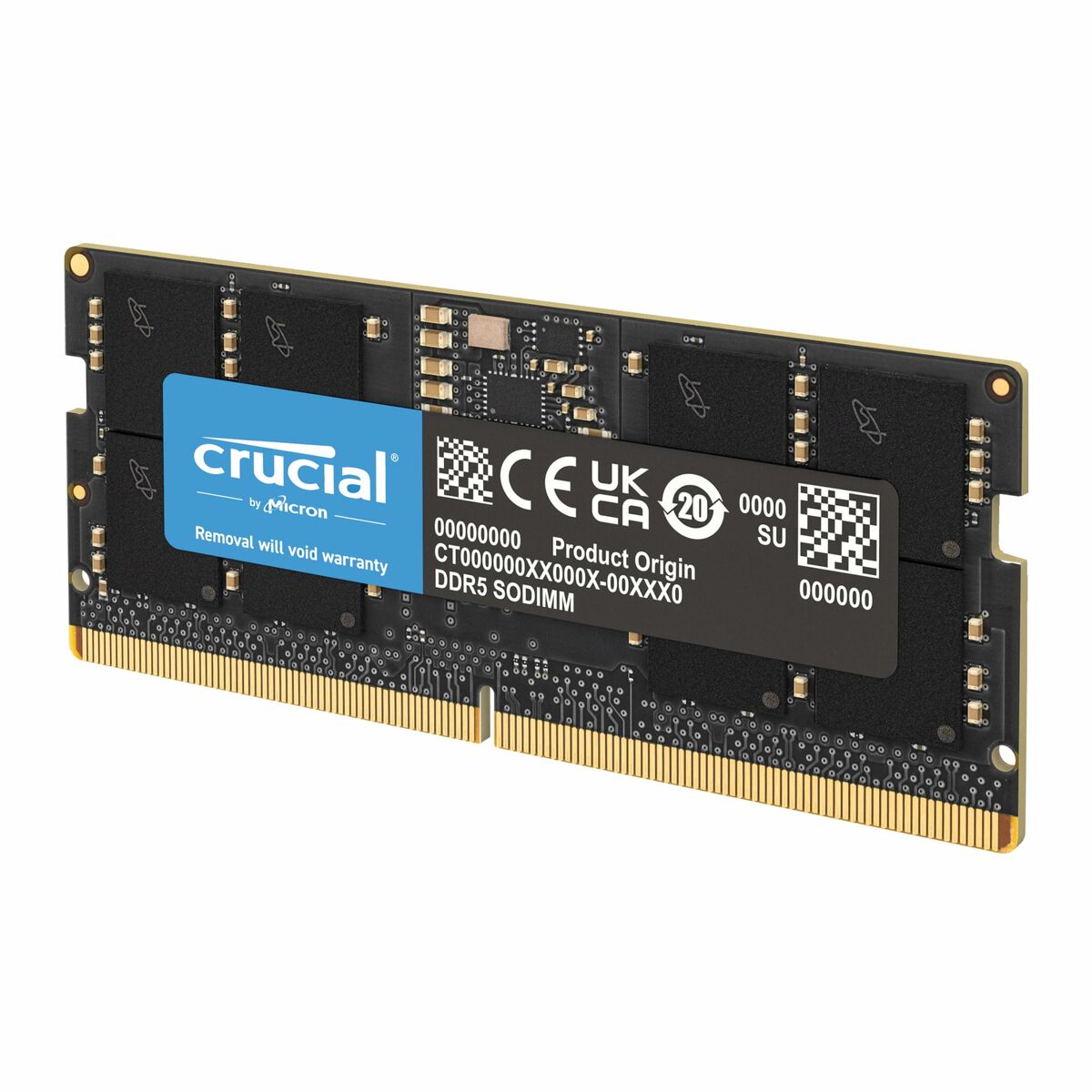 Crucial CT32G56C46S5 module de mémoire 32 Go 1 x 32 Go DDR5 262-pin SO-DIMM