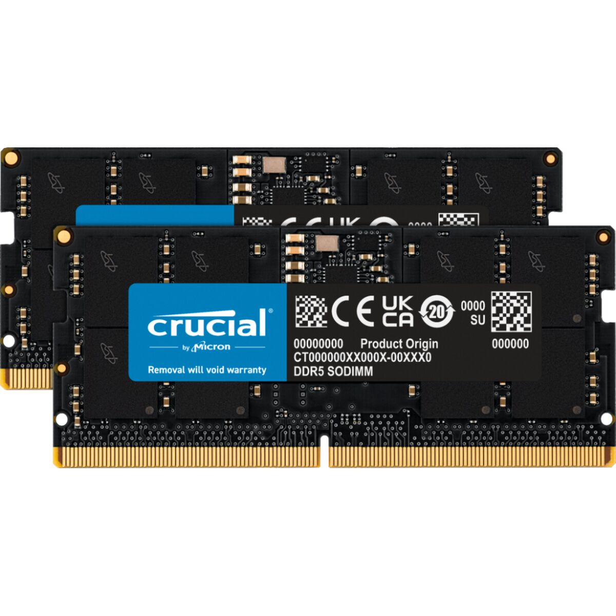 Module de mémoire Crucial CT2K16G56C46S5 32 Go 2 x 16 Go DDR5 ECC