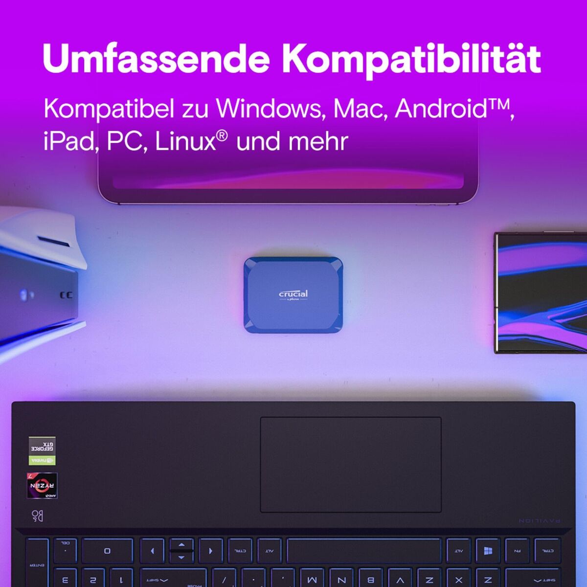 Crucial X10 1TB Portable SSD