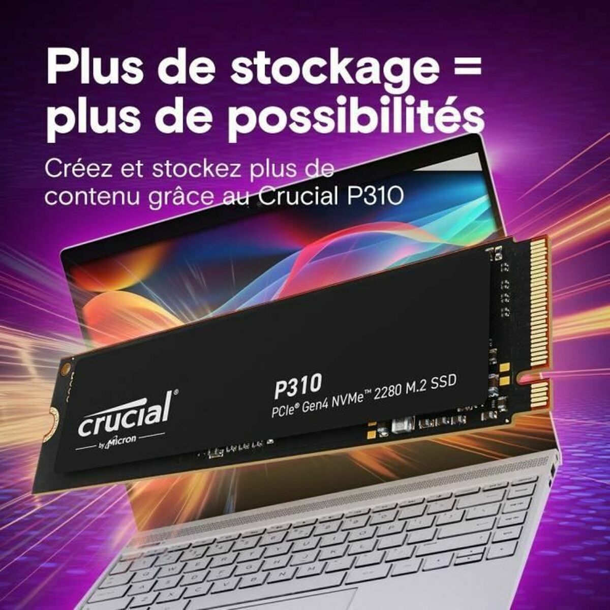 Crucial P310 4 To M.2 PCI Express 4.0 NVMe