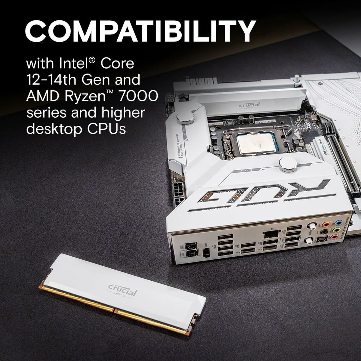 Crucial Pro OC Kit2x16GB DDR5-6000 White