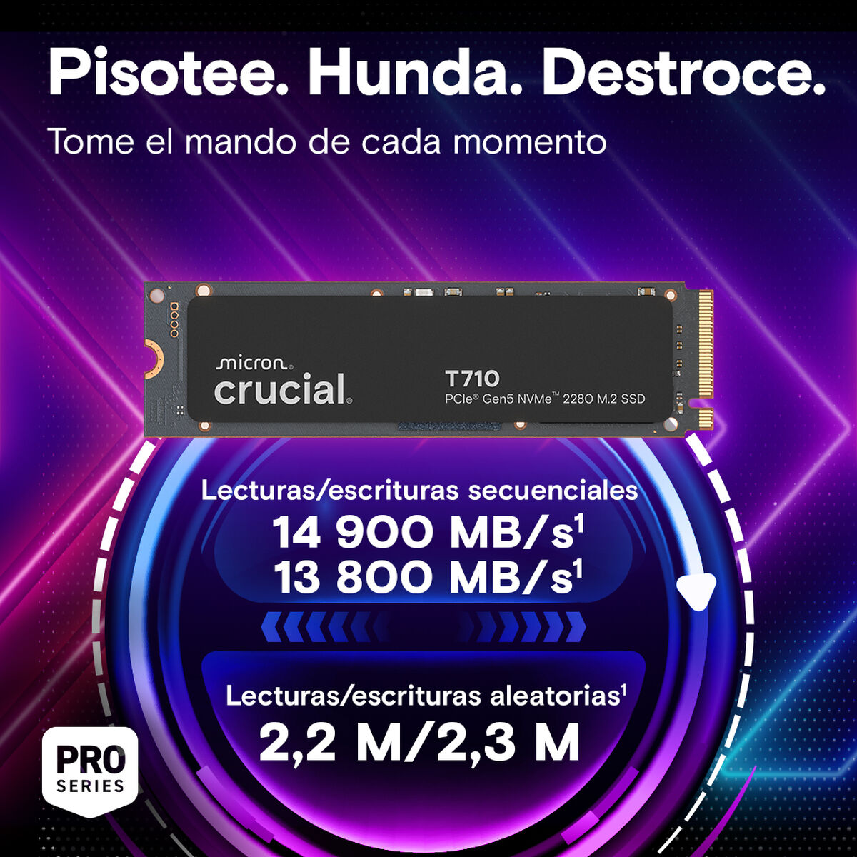 Crucial CT1000T710SSD8 1 To SSD M2 pour PC
