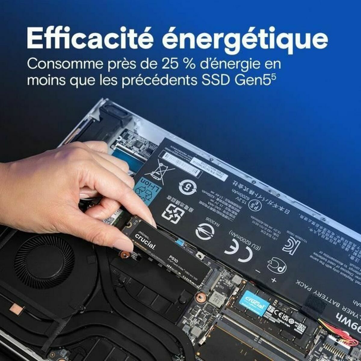 Crucial P510 2 To M.2 PCI Express 5.0 NVMe TLC