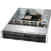 Black 2U SC825TQC SAS3 WIO Chassis