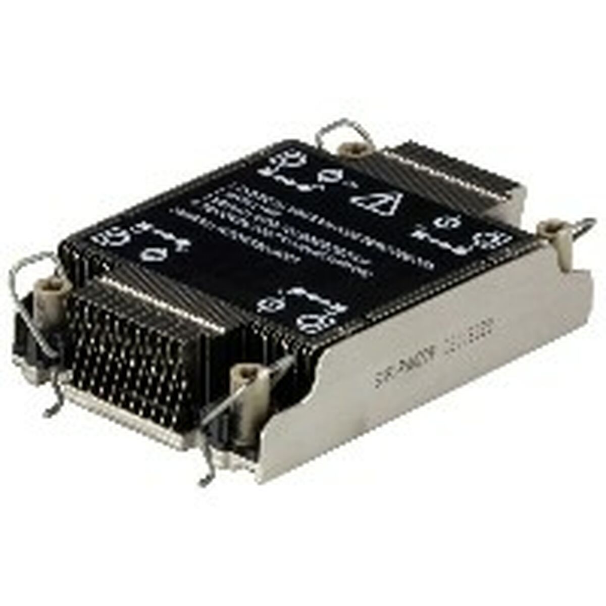 Supermicro SNK-P0077P systeme de refroidissement d’ordinateur Processeur Dissipateur thermique/Radiateur Noir, Acier inoxydable