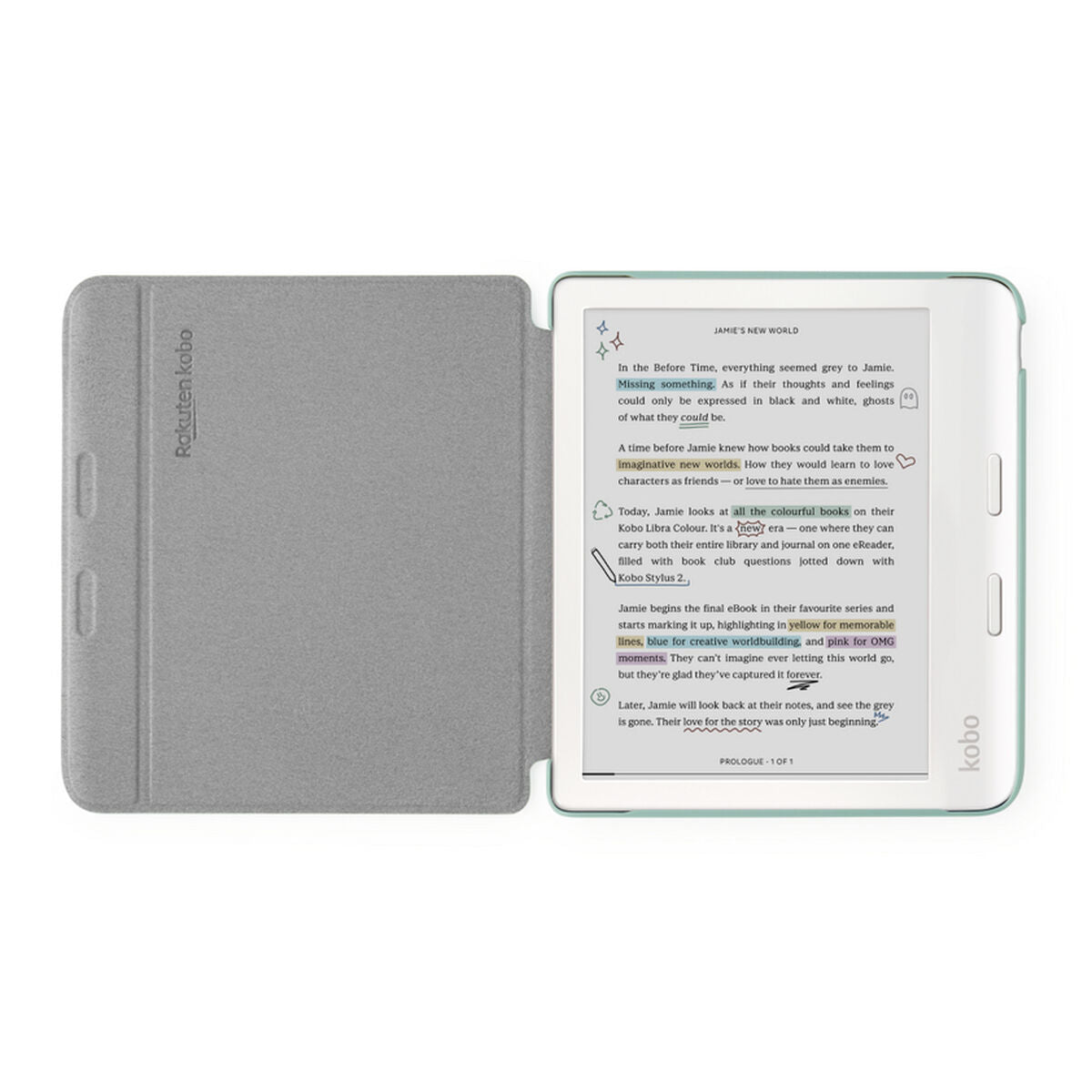 eBook Rakuten N428-AC-GR-O-PU Vert 7"