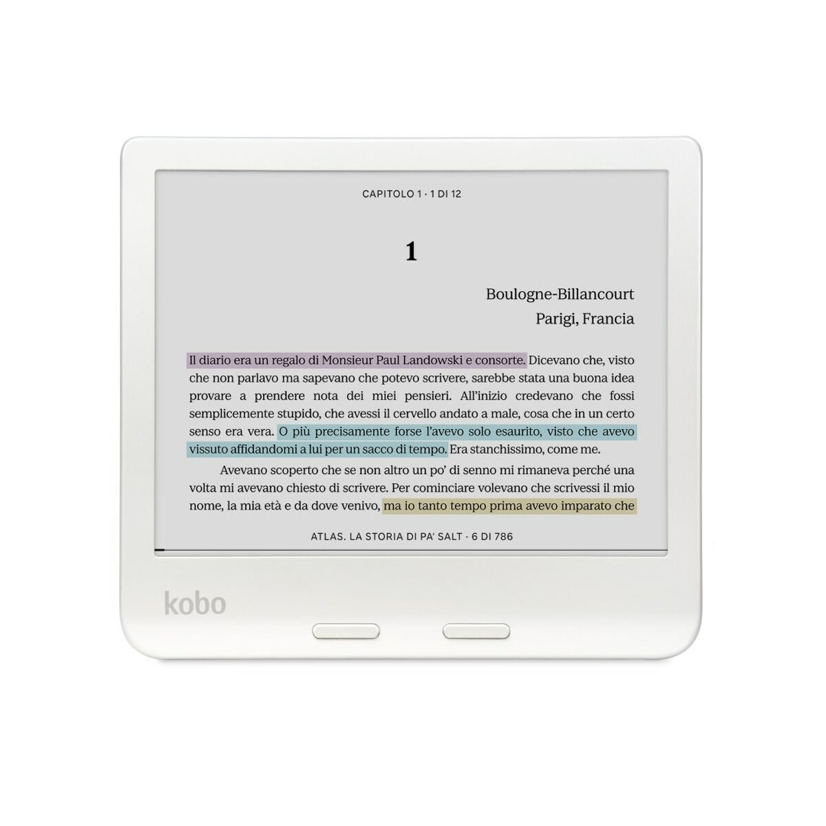 eBook Rakuten N428-KU-WH-K-CK Blanc 32 GB 7"