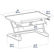 33-397-085/WorkFit-T Sit-Stand Desk Bk