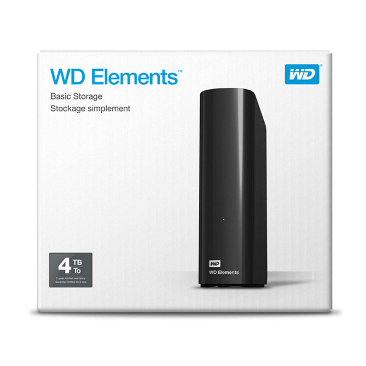 WD Elements 4TB HDD USB3.0 3,5inch RTL extern RoHS compliant black