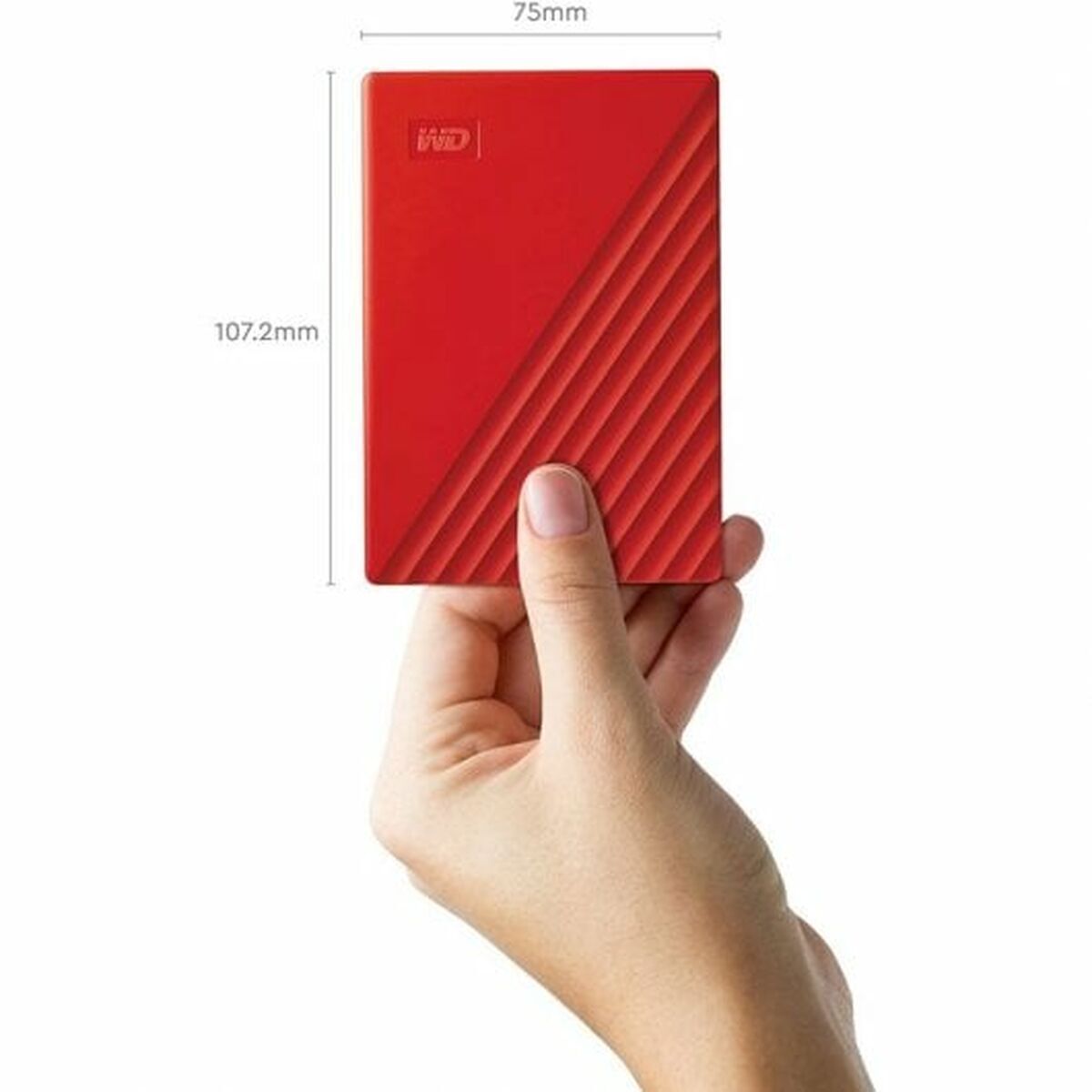 WD My Passport 4To portable HDD USB3.0 USB2.0 compatible Red Retail