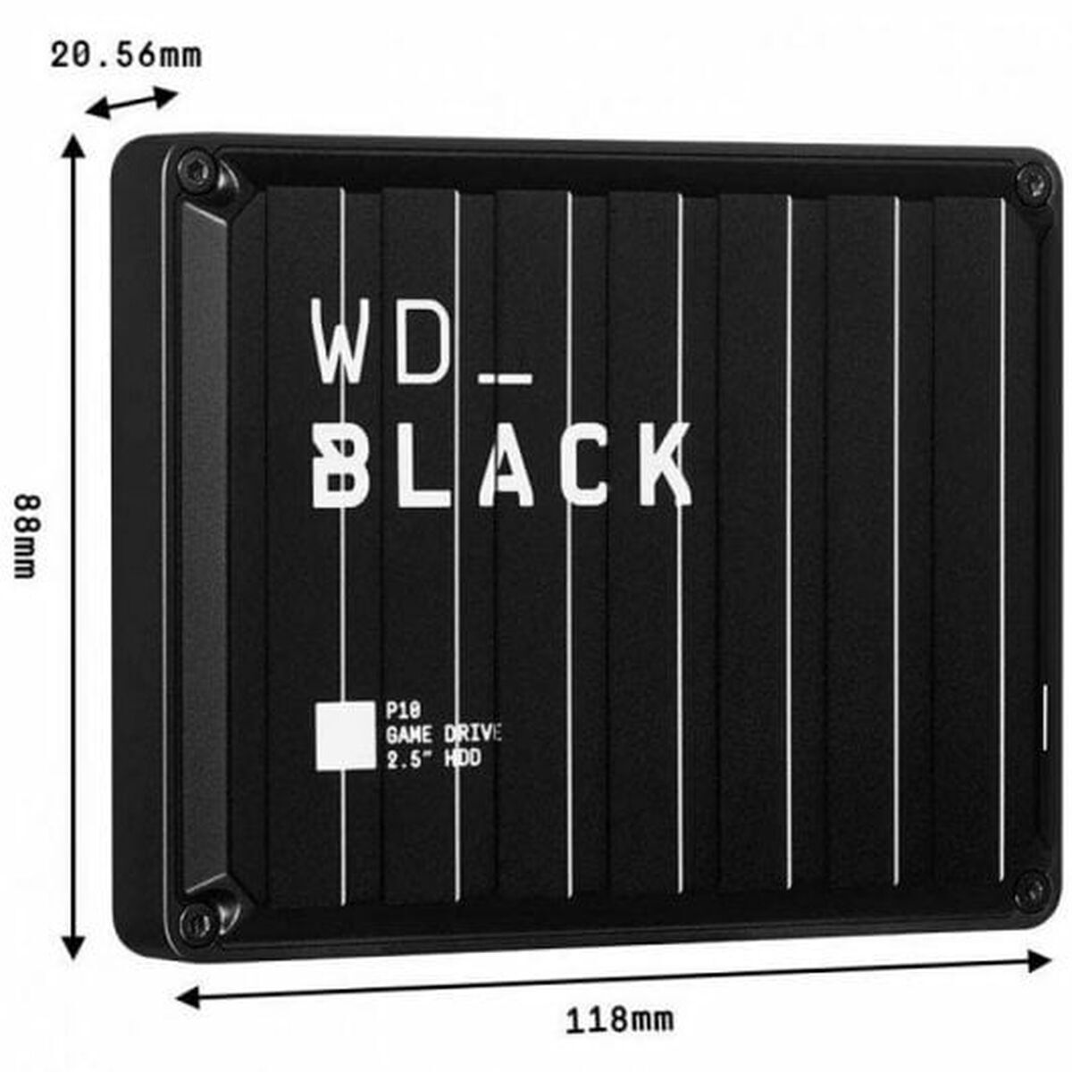 WD BLACK P10 GAME DRIVE 5To BLACK USB 3.2 2.5p Black RTL