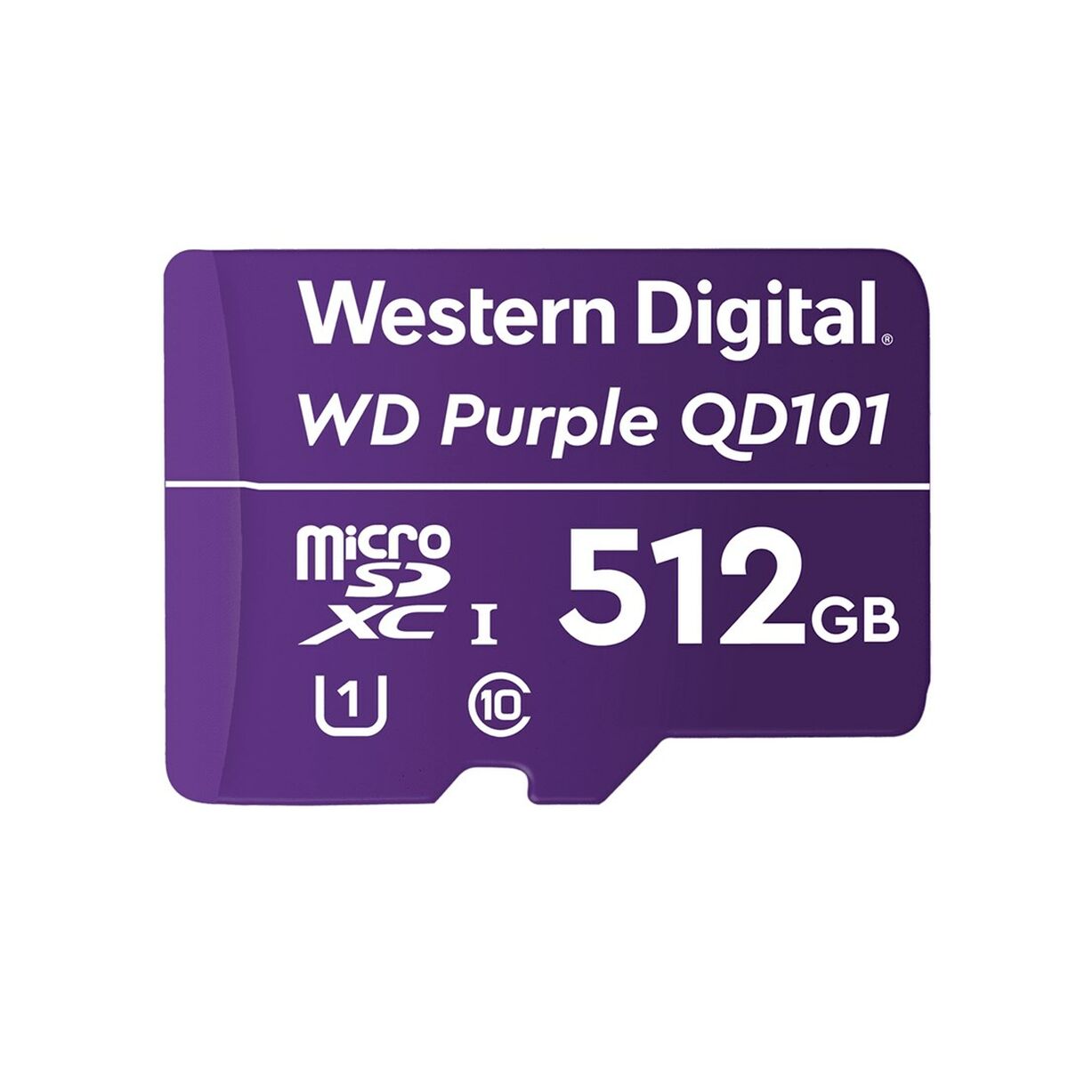 WD Purple 512Go Surveillance microSD XC Class - 10 UHS 1
