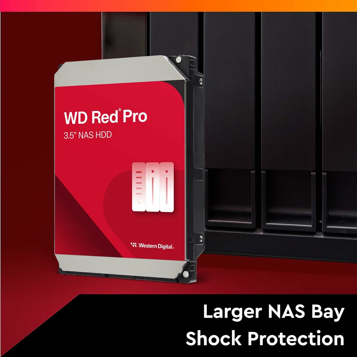 WD Red Pro 10To SATA 6Gb/s 512Mo Cache Internal 3.5p 24x7 7200tpm