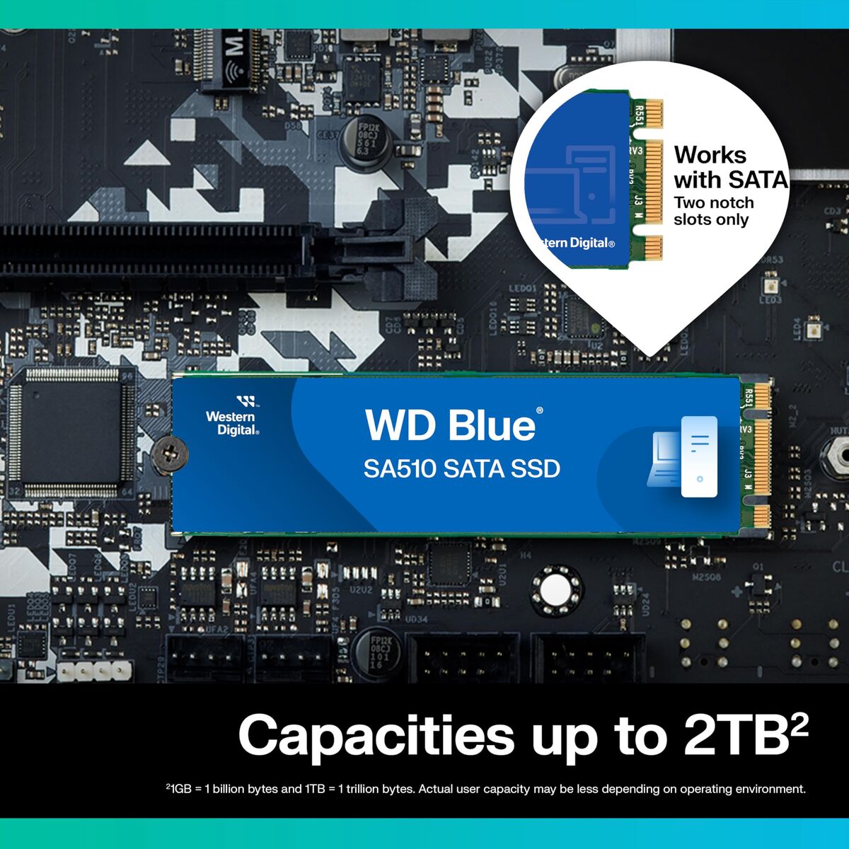 WD SSD Blue SA510 2TB M.2 SATA G3