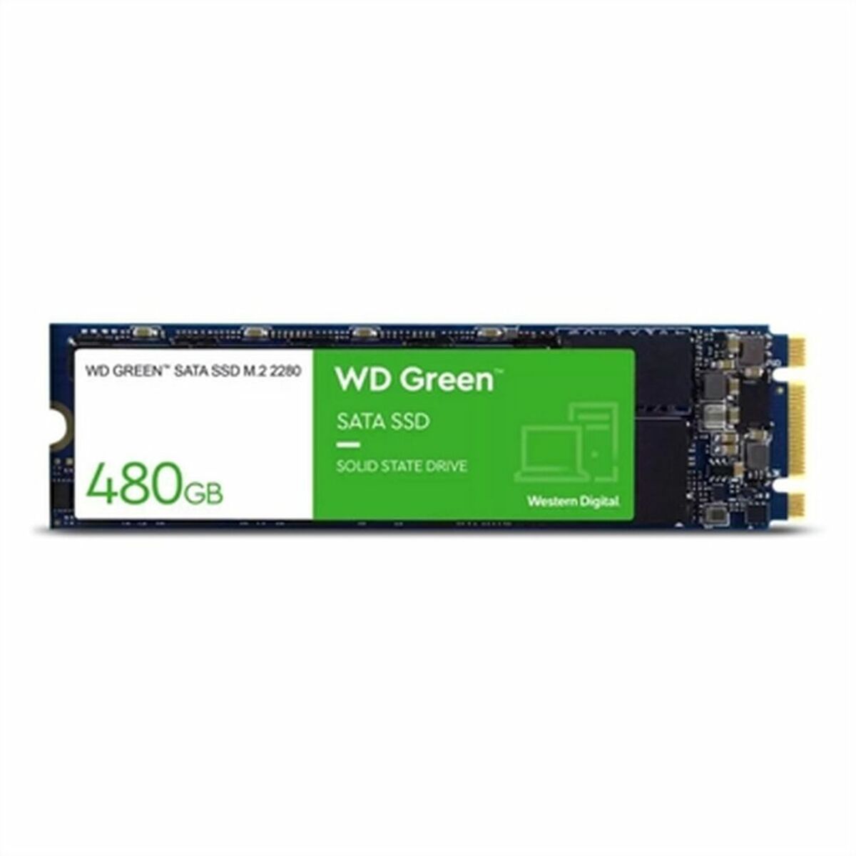 WD Green SATA 480Go Internal SSD Solid State Drive - SATA 6Gb/s M.2 2280 - WDS480G3G0B POWERED BY SANDISK