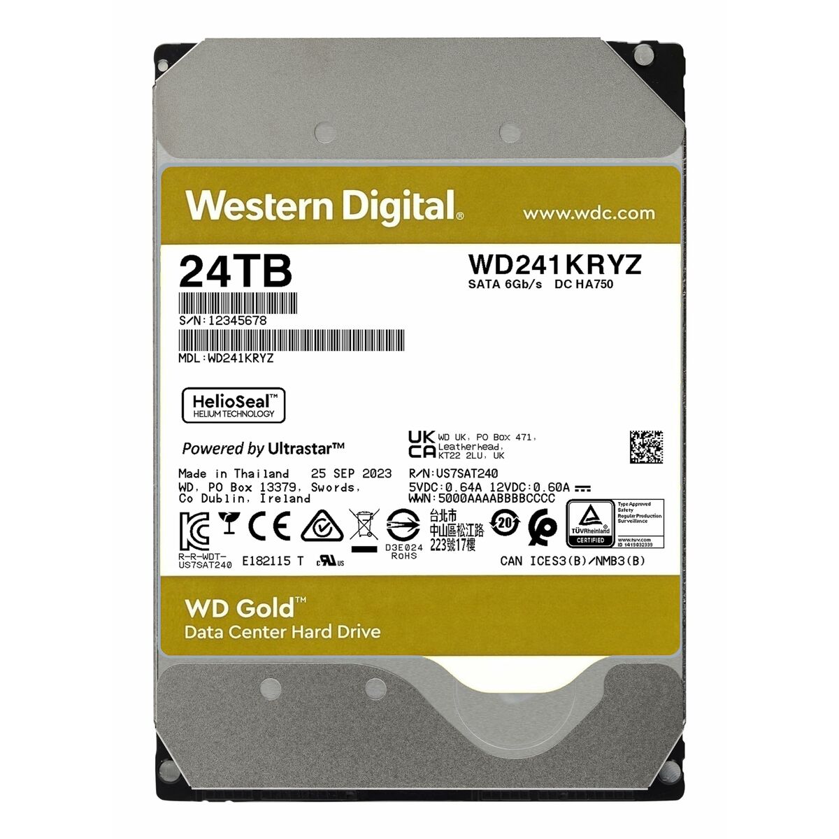 Western Digital Gold 24TB WD241KRYZ