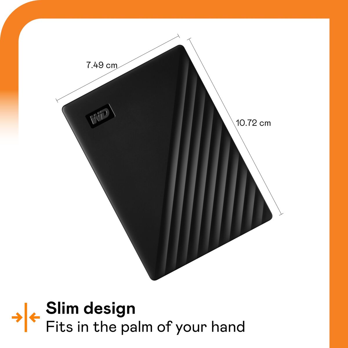 WD My Passport 6To portable HDD USB3.0 USB2.0 compatible Black Retail