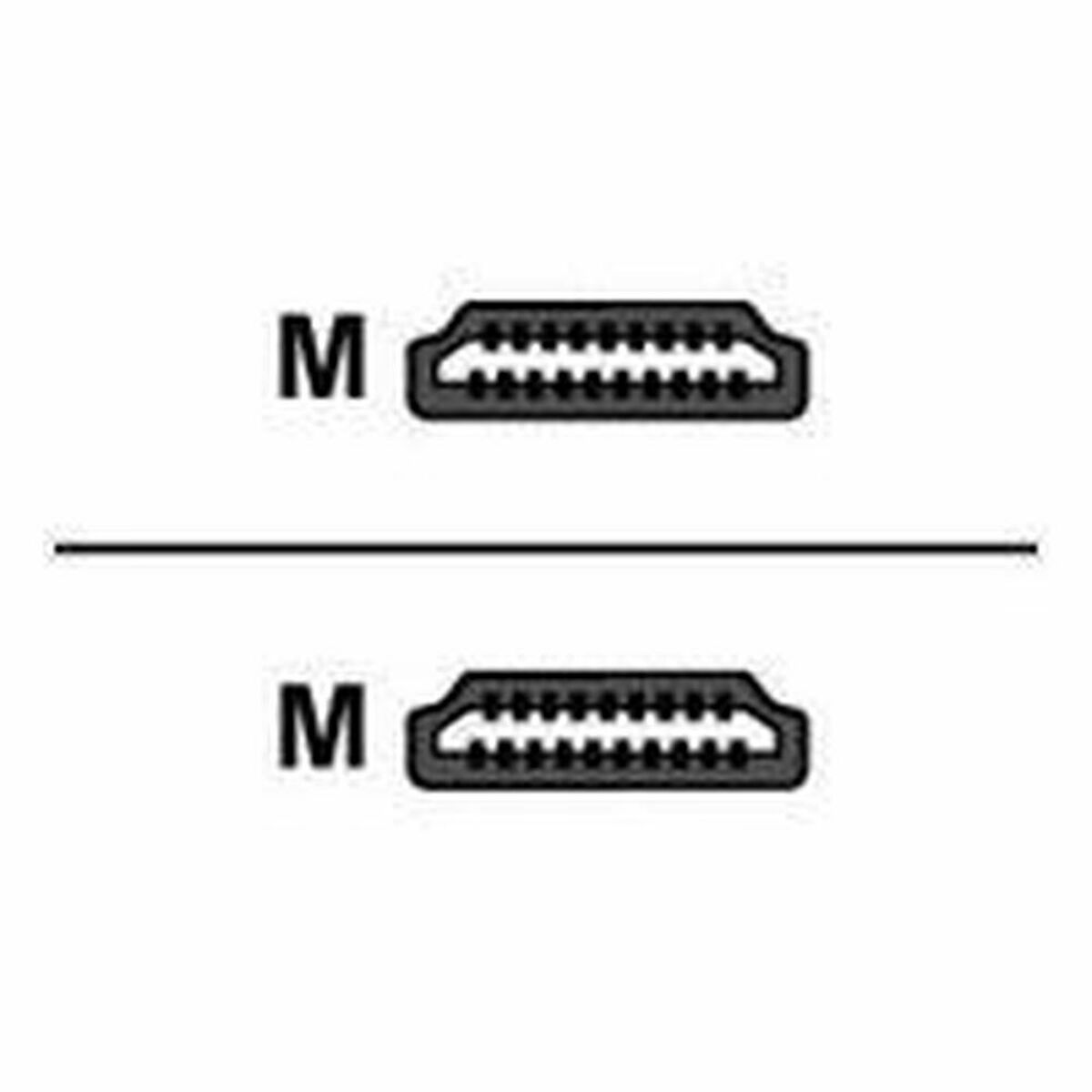 BELKIN Gold-Plated High-Speed HDMI Cable with Ethernet 4K/Ultra HD Compatible - 2M