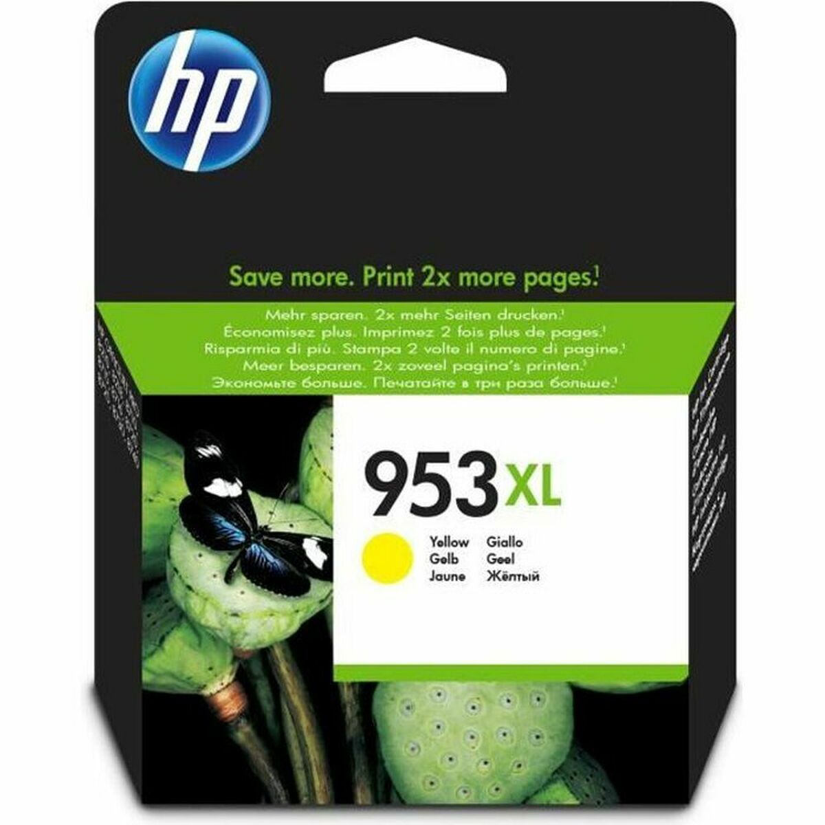 HP 953XL original Ink cartridge F6U18AE BGX Yellow 1.450 Pages