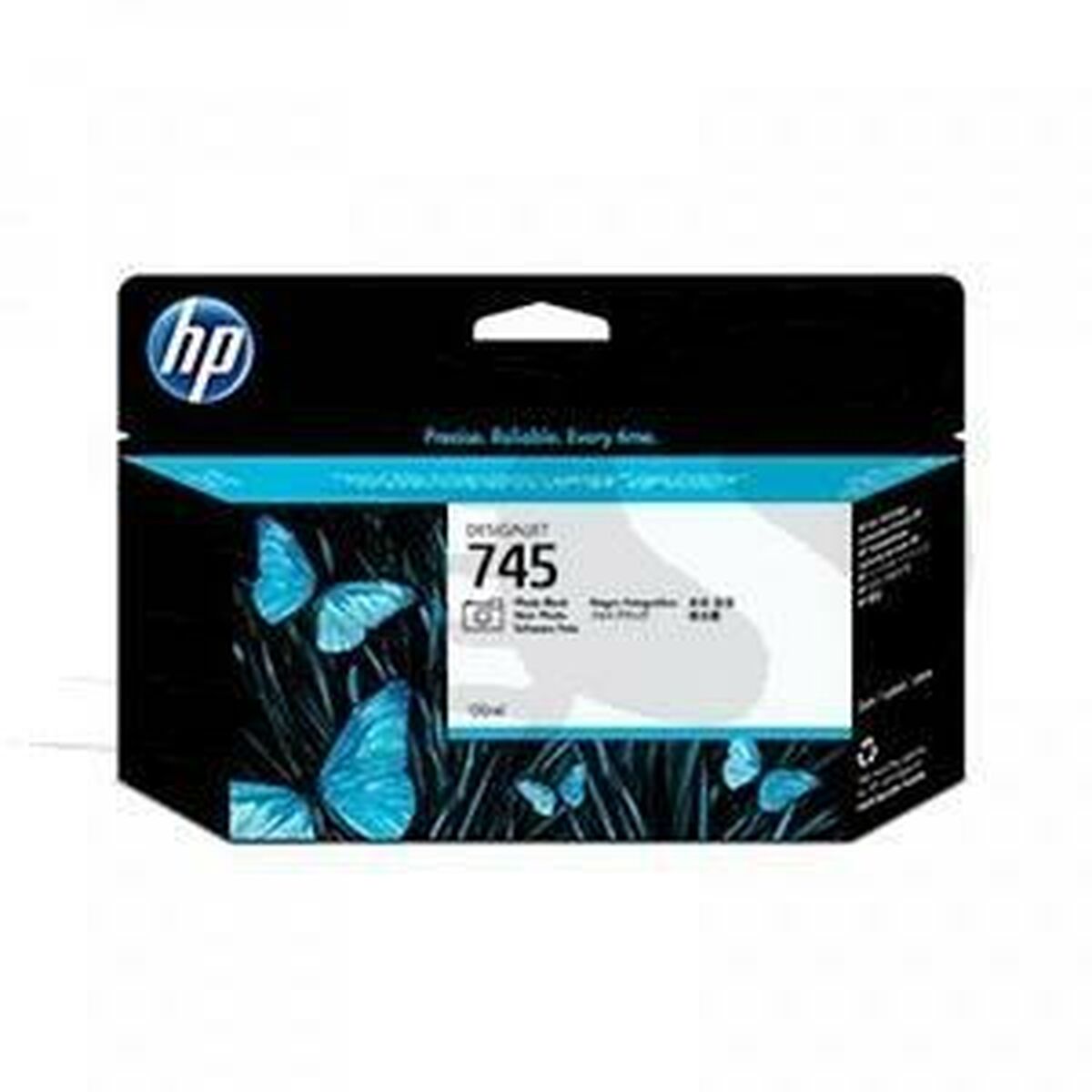 HP 745 original Ink cartridge F9J98A Photo Black 130 ml