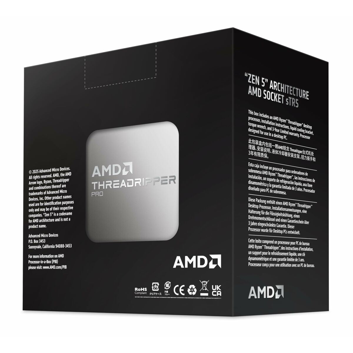 AMD Ryzen Threadripper PRO 9975WX 5.4GHz 32-Cores Box