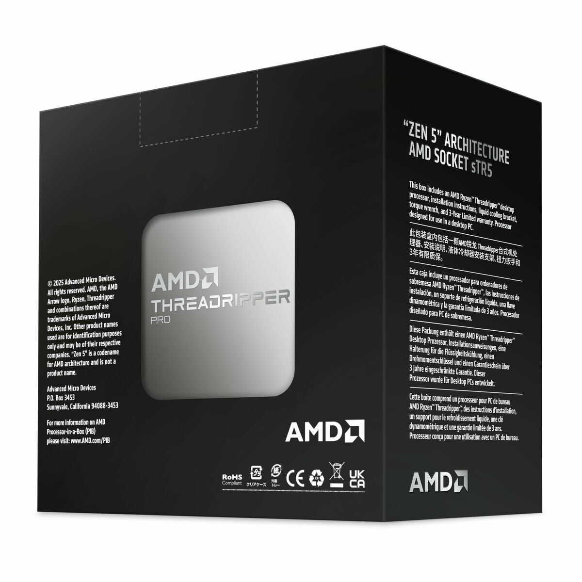 AMD Ryzen Threadripper 9960X 5.4GHz 24-Cores Box