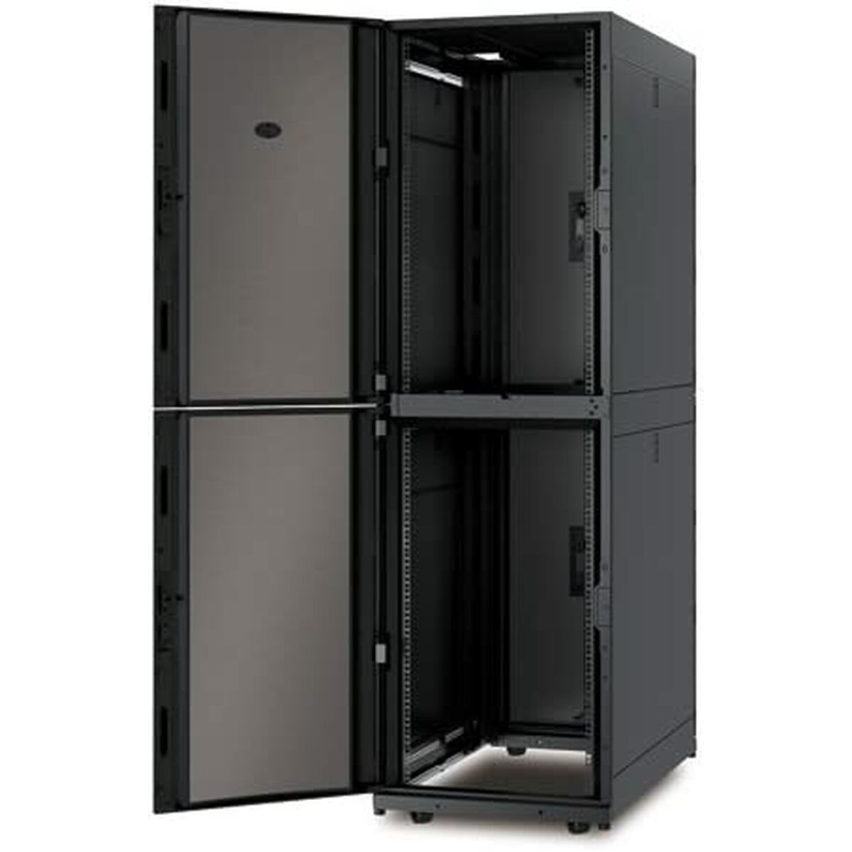 APC NetShelter SX Colocation 2 x 20U 600mm Wide x 1070mm Deep Enclosure with Sides Black