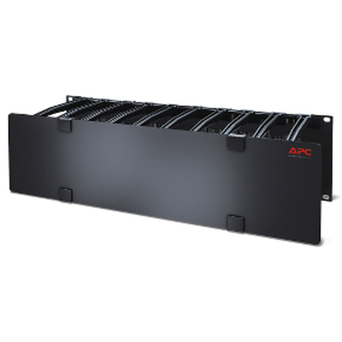 APC Cable Management Rack cable management panel with cover Black 3U TAA Compliant