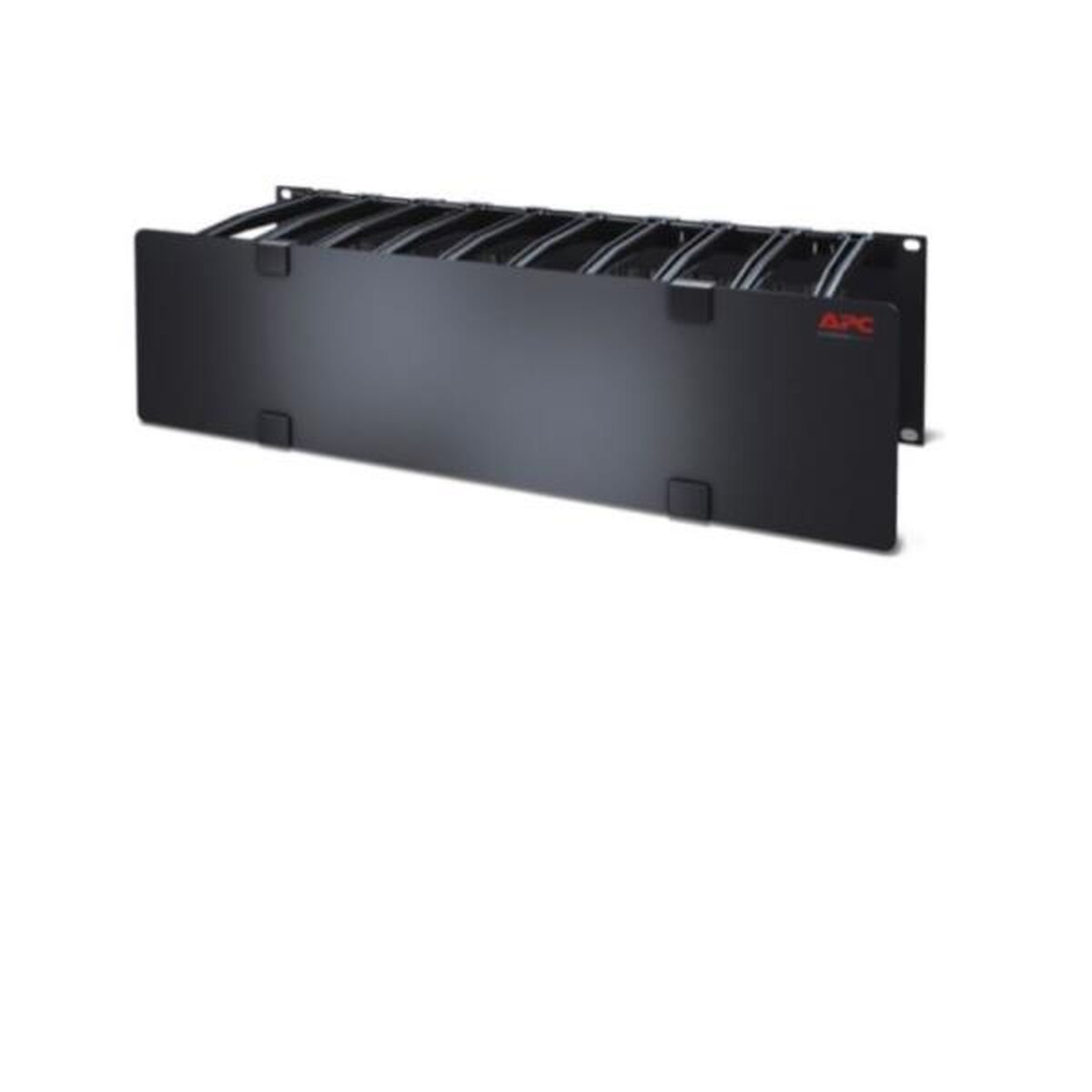APC Cable Management Rack cable management panel with cover Black 3U TAA Compliant