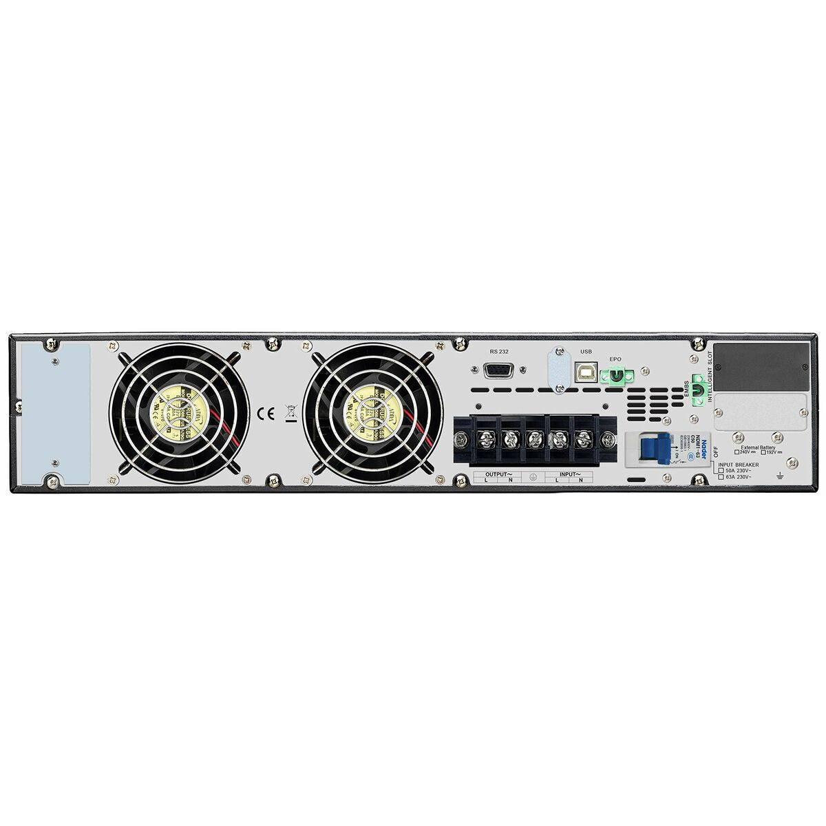 APC Easy UPS SRV SRV10KRIRK UPS rack-mountable AC 220/230/240V 10000Watt 10000VA USB RS-232 with Rail Kit External Battery Pack