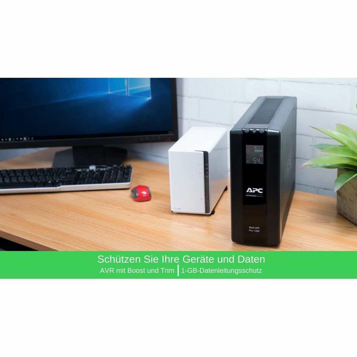APC Back-UPS Pro BR1300MI UPS AC 230V 780Watt 1300VA USB output connectors 8 Black