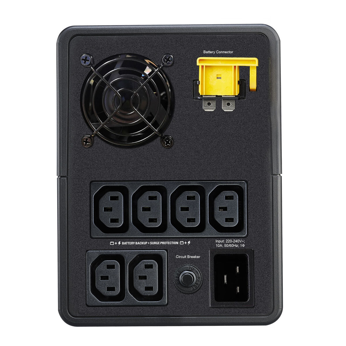 APC Easy UPS BVX Series BVX2200LI UPS AC 220-240V 1200Watt 2200VA 9Ah output connectors 6 Black