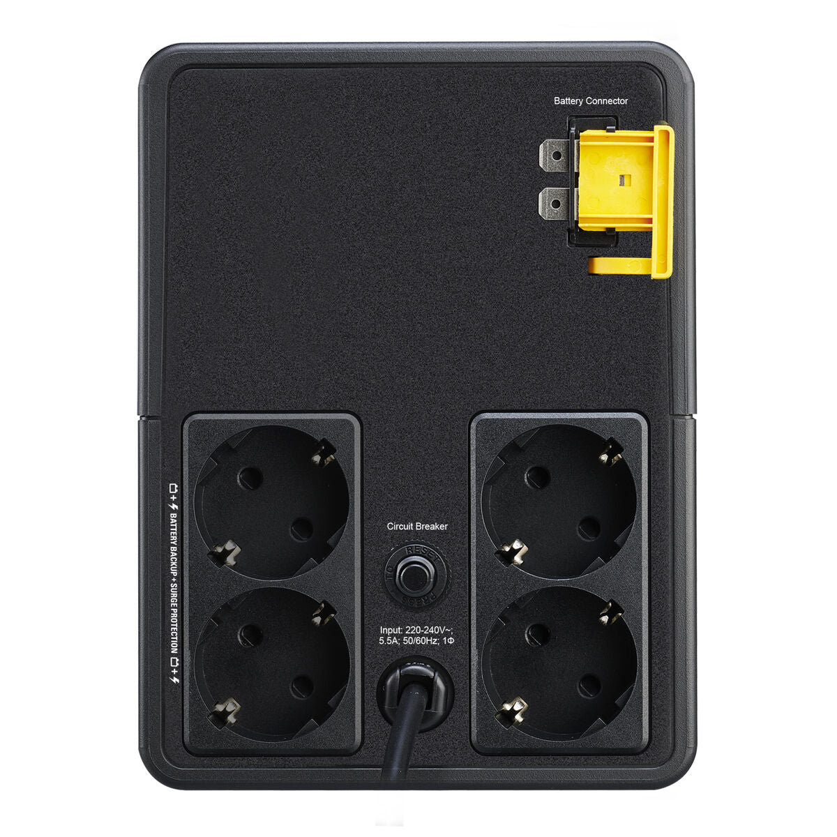 APC Easy UPS BVX Series BVX1200LI-GR UPS AC 230V 650Watt 1200VA 9Ah output connectors 4