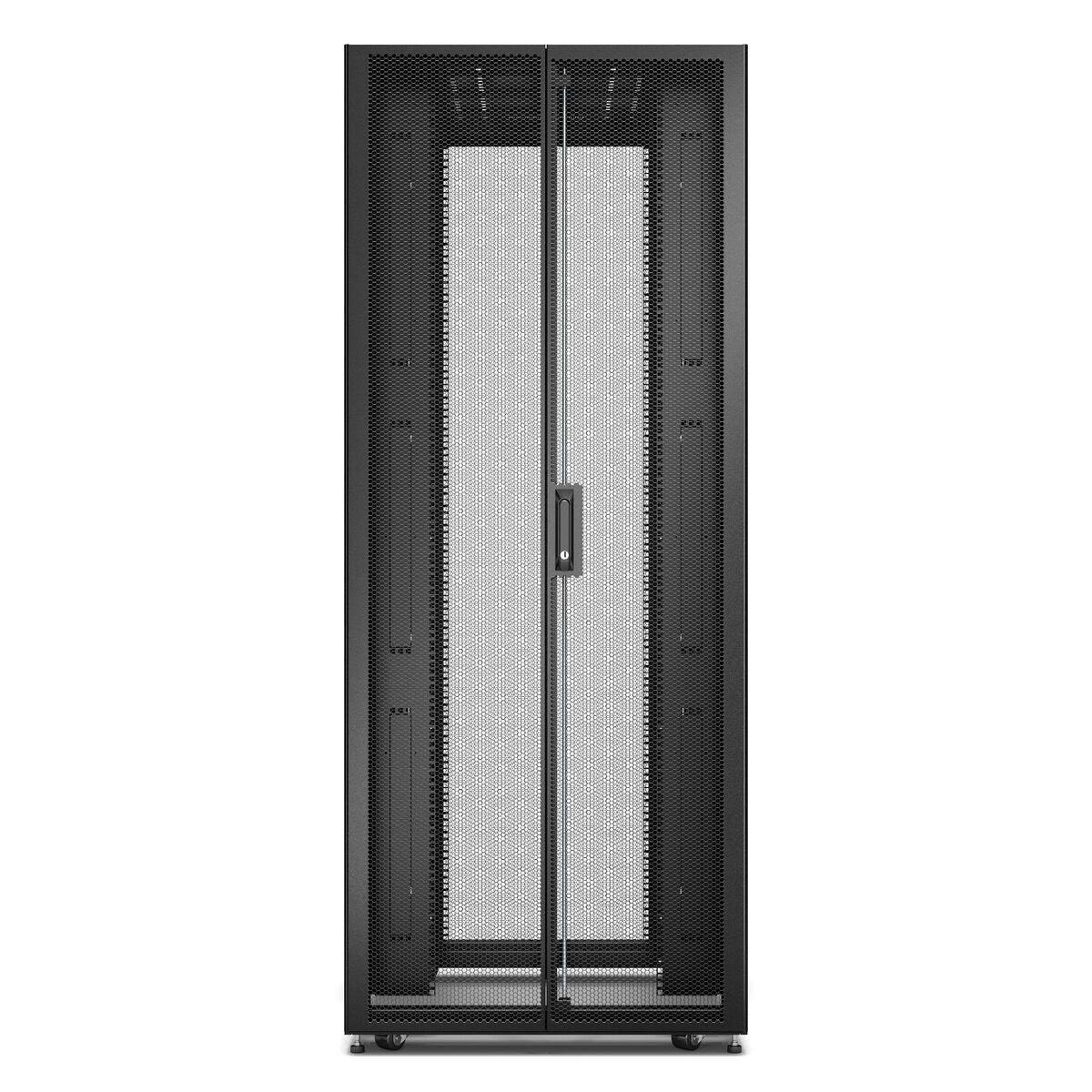 APC Easy Rack 42Ux800x1100 Roof/Side panel/castors/feet No Bottom 4Brackets black