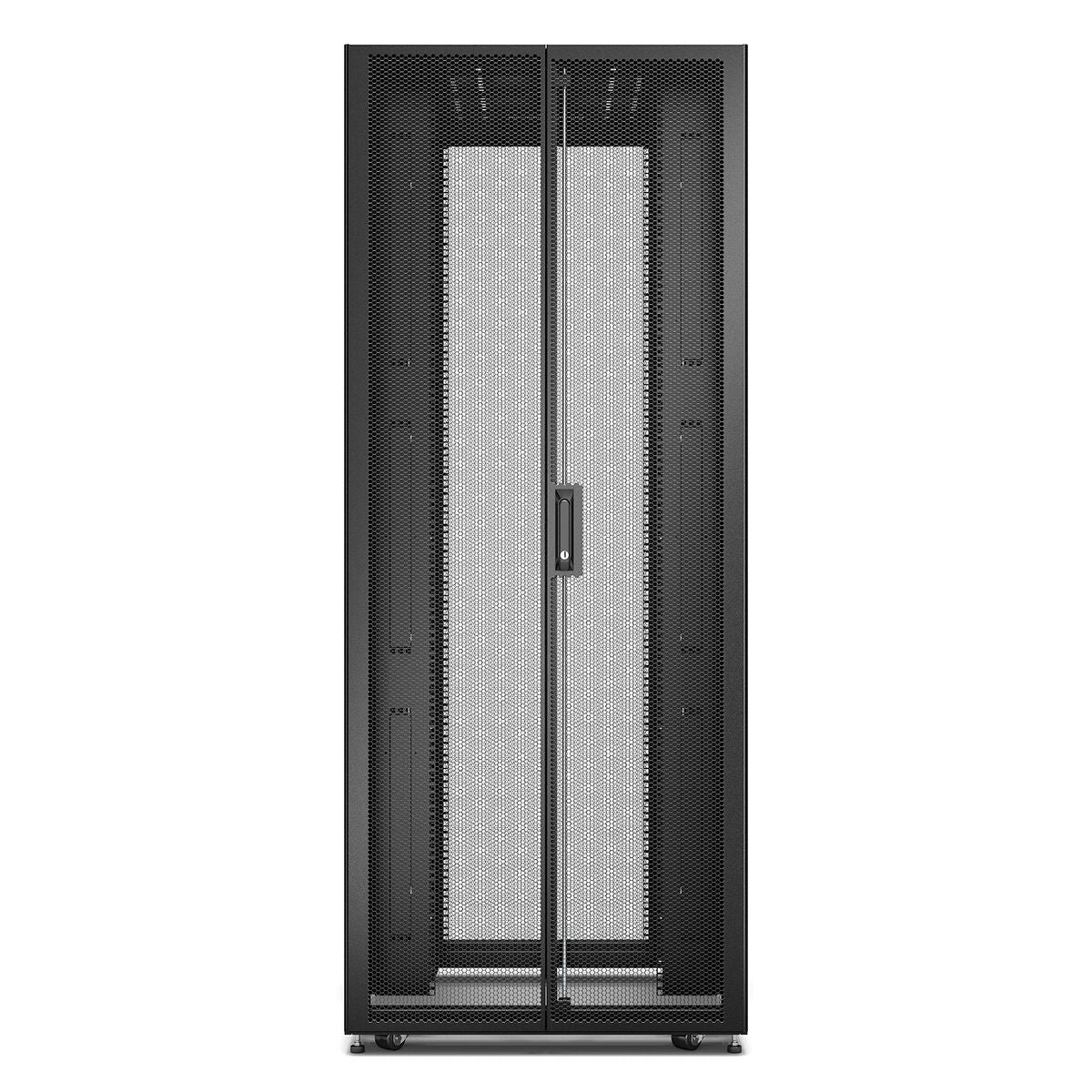 APC Easy Rack 42Ux800x1100 Roof/Side panel/castors/feet No Bottom 4Brackets black
