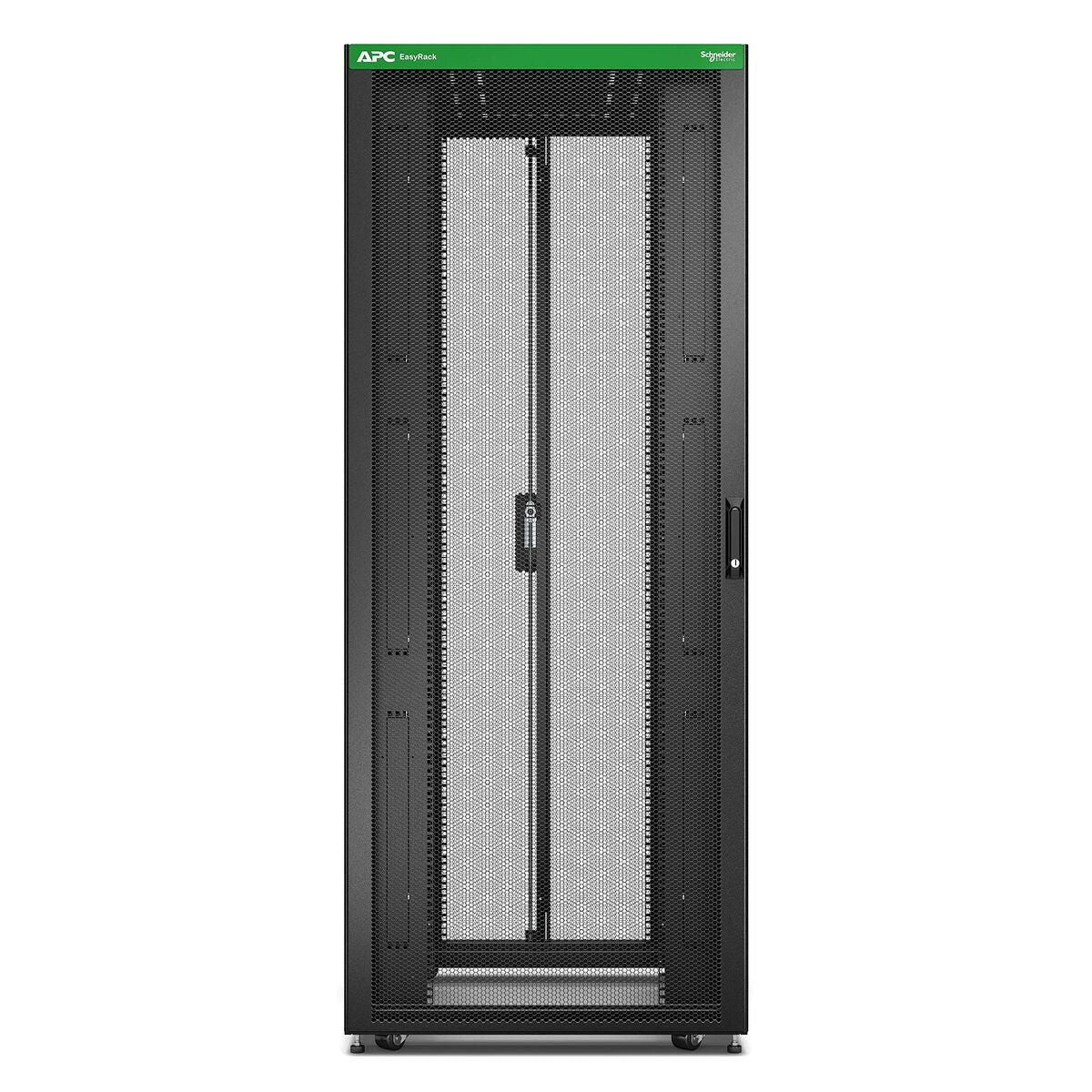 APC Easy Rack 42Ux800x1100 Roof/Side panel/castors/feet No Bottom 4Brackets black
