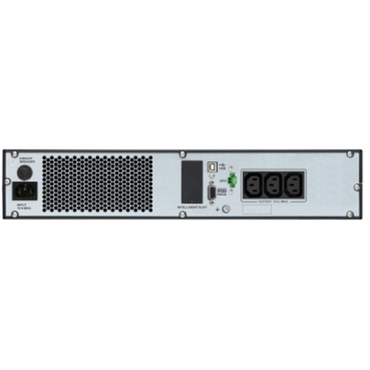 APC Easy UPS On-Line UPS Rack AC 220/230/240V 900Watt 1000VA 1-phase lead acid USB serial oc 3 PFC 2U Europe BK RAL 7010