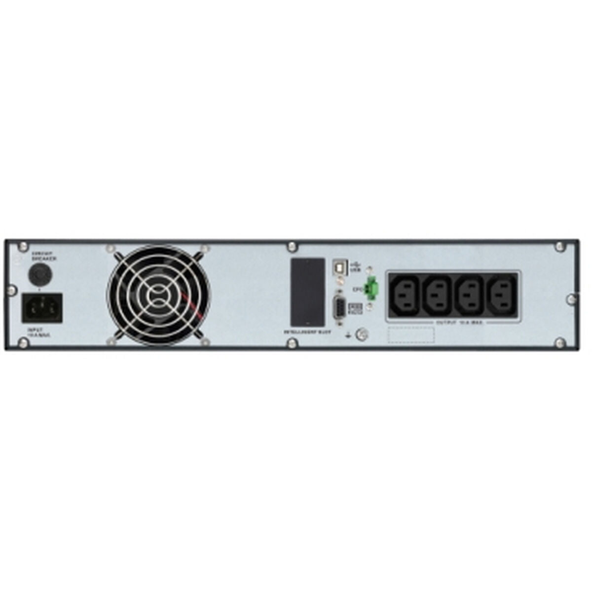 APC Easy UPS On-Line UPS Rack AC 220/230/240V 1800Watt 2000VA 1-phase lead acid USB serial oc 4 PFC 2U Europe BK RAL 7010