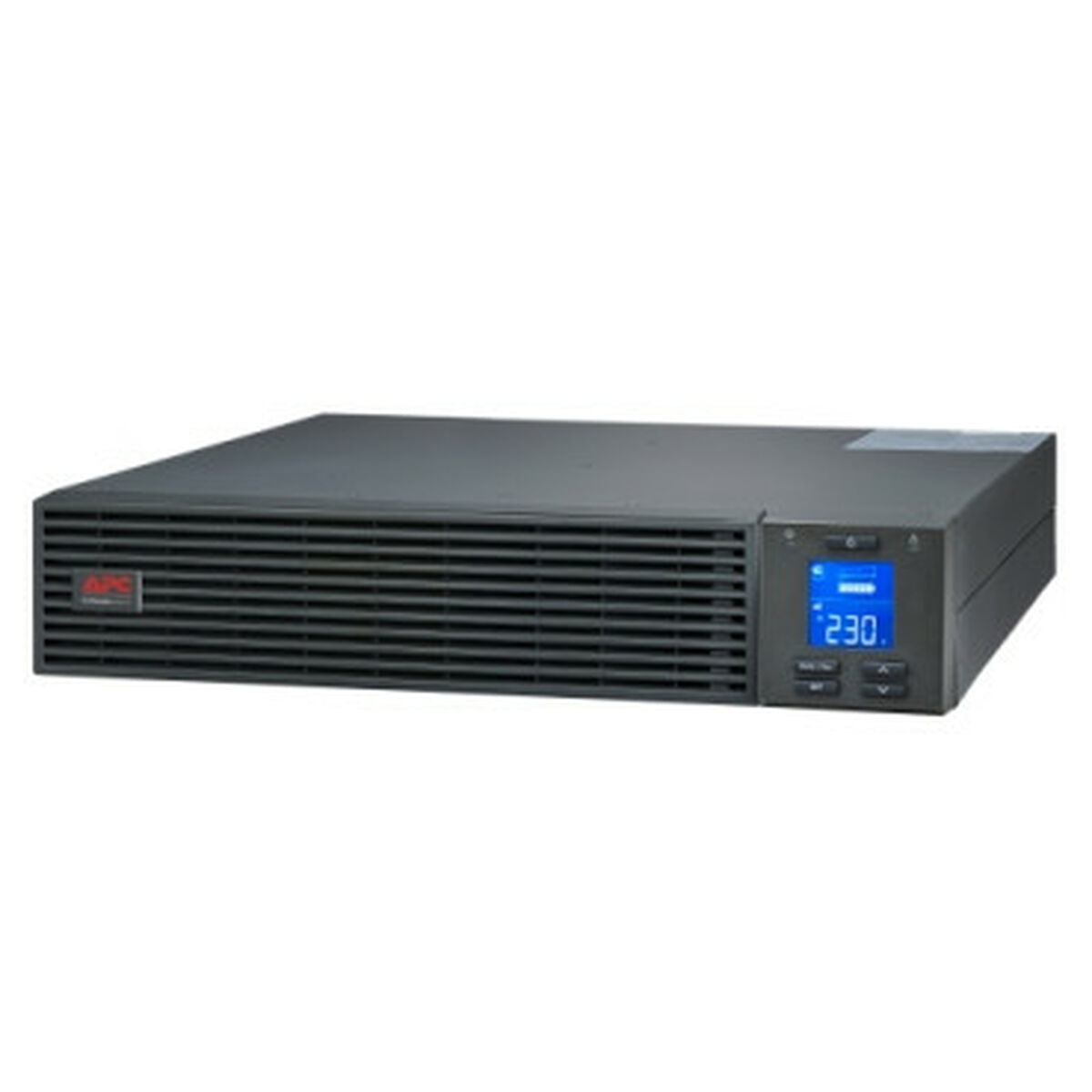 APC Easy UPS On-Line UPS Rack AC 220/230/240V 1800Watt 2000VA 1-phase lead acid USB serial oc 4 PFC 2U Europe BK RAL 7010