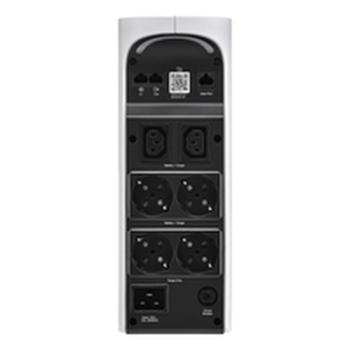 APC Back-UPS Pro 2200VA/1320W Tower 230V 4x Schuko and 2x IEC C13 outputs RGB lighting pure sine wave Arctic white